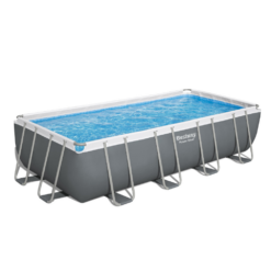Bestway 5.49m x 2.74m x 1.22m Power Steel Frame Pool with 1500gal Sand Filter Pump - 56468