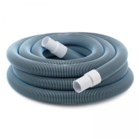 15m Premium Pool Vacuum Hose – Heavy Duty – Spiral Wound EVA – Light Blue