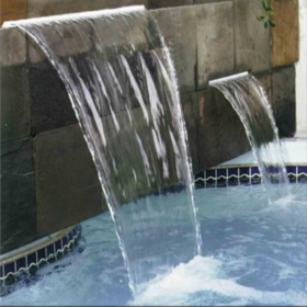 Astral Pool 1200mm Silkflow Waterfall – Back Entry w. 1″ Lip