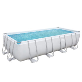 Bestway 5.49m x 2.74m x 1.22m Power Steel Frame Pool with 1000gal Sand Filter Pump – 56468