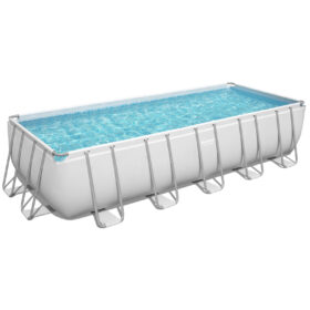 Bestway 6.4m x 2.74m x 1.32m Power Steel Frame Pool with 1500gal Sand Filter Pump – 5612A