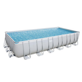 Bestway 7.32m x 3.66m x 1.32m Power Steel Frame Pool with 1500gal Sand Filter Pump – 56477