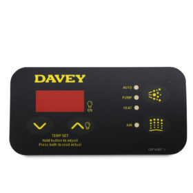 Overlay / Decal For Davey Spa-Quip / SpaPower SP400 / SP500 / SP600 / SP601 Touchpad – Rectangular