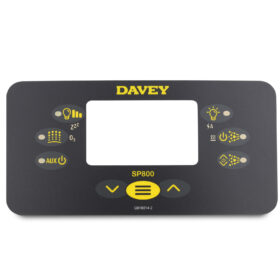 Overlay / Decal For Davey Spa-Quip / SpaPower SP800 Touchpad – Rectangular