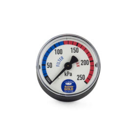 Pressure Gauge For Pool Filters – Plastic – Back Mount