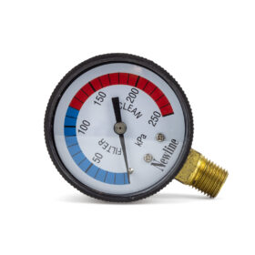 Pressure Gauge For Pool Filters – Plastic – Lower Mount