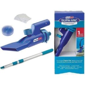 Supavac Underwater Vacuum / Venturi Pump w. 1.2m Telescopic Pole