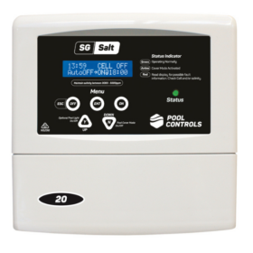 Pool Controls SG30 – 30 g/h Self Cleaning Salt Water Chlorinator