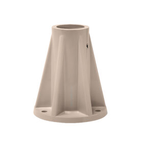 Saftron 6″ Mount Base – Taupe