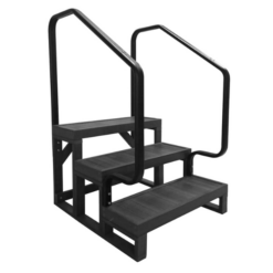 3-Tier Swim Spa Steps c/w 2 Hand Rails