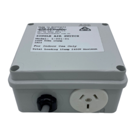 Single 10 amps Air Switch & Outlet – AS01