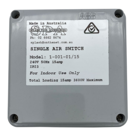 Single 15 amps Air Switch & Outlet – AS01H