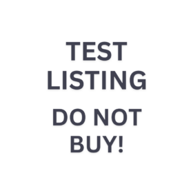 test listing – do not buy