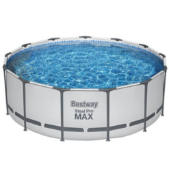 Bestway 3.96m x 1.22m Steel Pro MAX Frame Pool with with 800gal Cartridge Filter Pump - 5618V