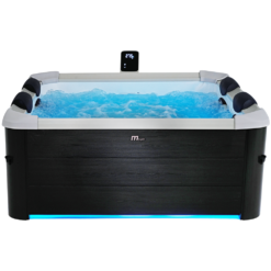 MSpa Oslo Hydrojet - 1.6m x 1.6m x 65cm - 6 Person Portable Frame Spa