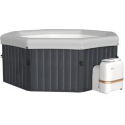 MSpa Tuscany Airjet - 1.93m x 1.93m x 73cm - 6 Person Portable Frame Spa