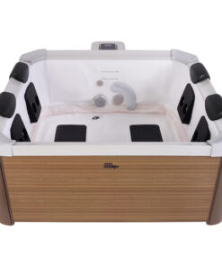 MSpa Oslo Hydrojet Amber - 1.6m x 1.6m x 65cm - 6 Person Portable Frame Spa