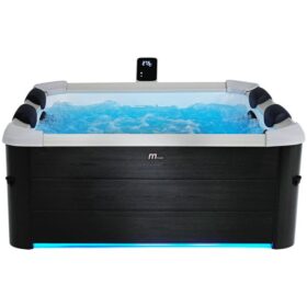 MSpa Oslo Hydrojet PLUS – 1.8m x 1.8m x 65cm – 6 Person Portable Frame Spa