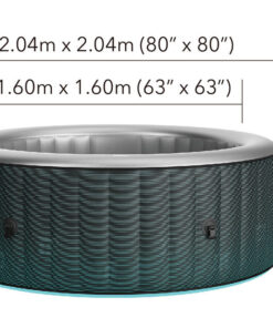MSpa Starry Airjet LED - 2.04m x 70cm - 6 Person Inflatable Spa